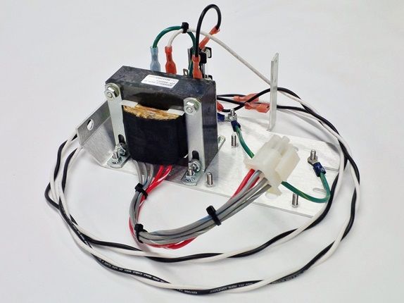 Power Step-Down Transformer Assembly with Wiring Harness and Integral Output Protection